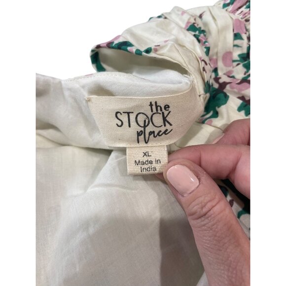 The Stock Place Floral Dress Pink Size XL - Picture 3 of 13